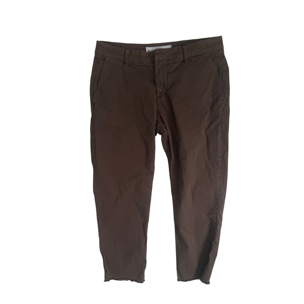 Frank & Eileen Wicklow Italian Chino Pant Brown Minimalist 4